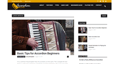 Desktop Screenshot of internationalaccordionfestival.org